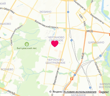 На карте