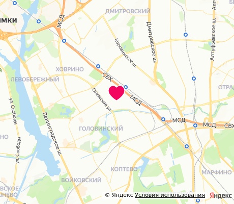 На карте