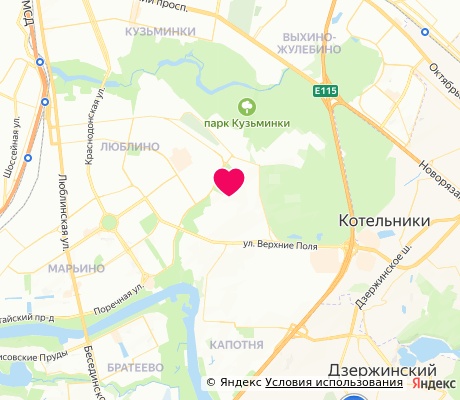 На карте