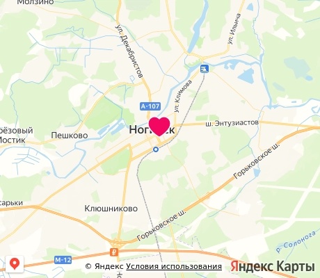 На карте