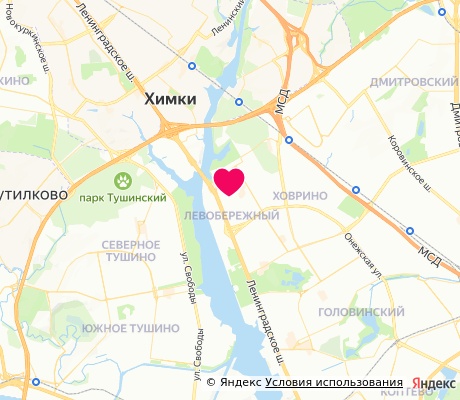 На карте