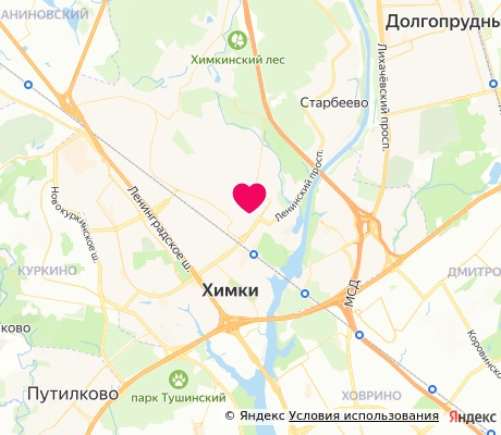 На карте