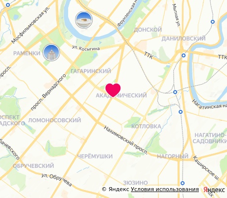 На карте