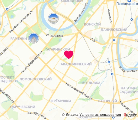 На карте