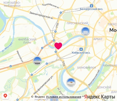 На карте