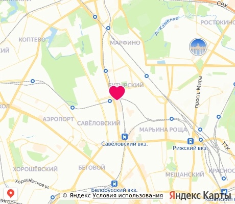 На карте