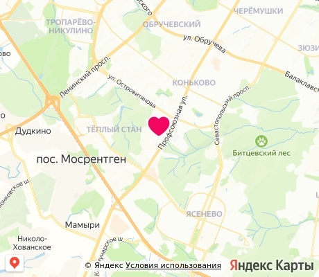 На карте