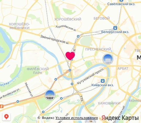 На карте