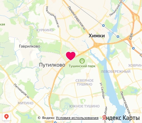 На карте