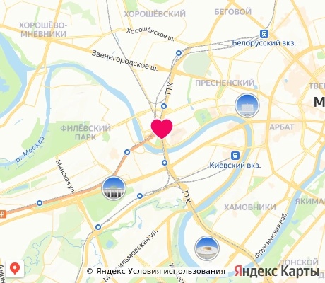 На карте