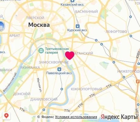 На карте