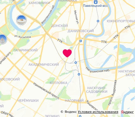 На карте