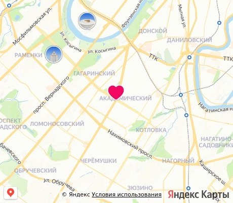 На карте