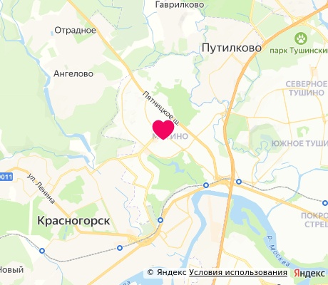 На карте