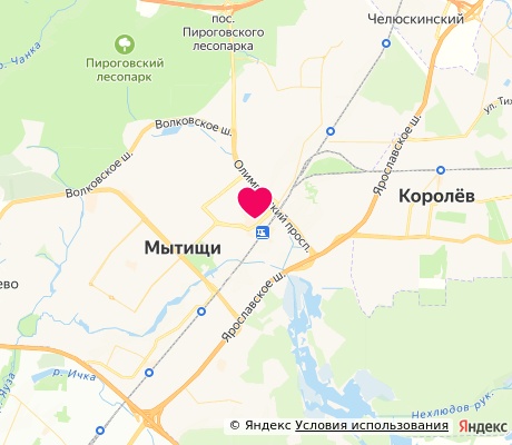 На карте