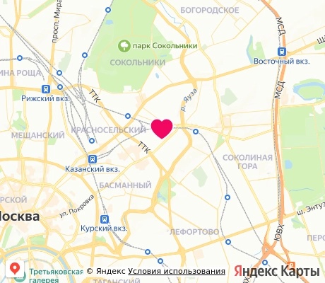 На карте