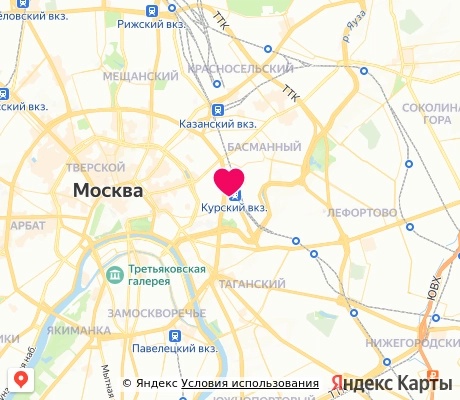 На карте