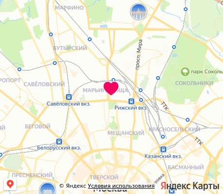 На карте