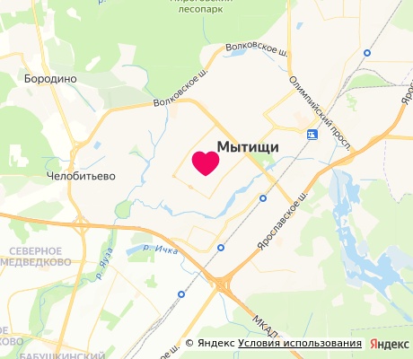 На карте