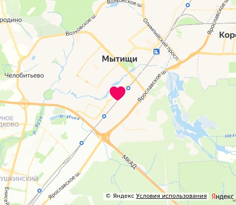 На карте