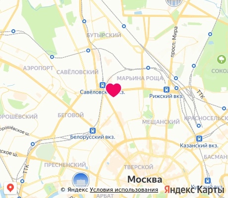На карте