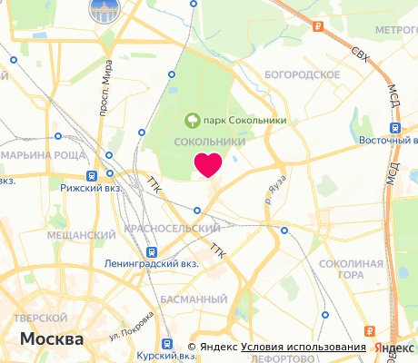 На карте