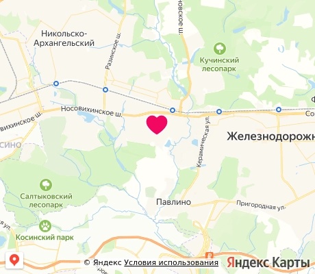 На карте