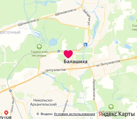 На карте