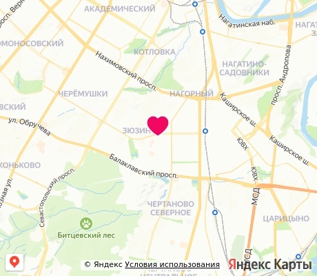 На карте