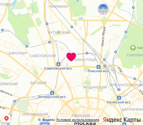 На карте