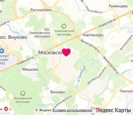На карте