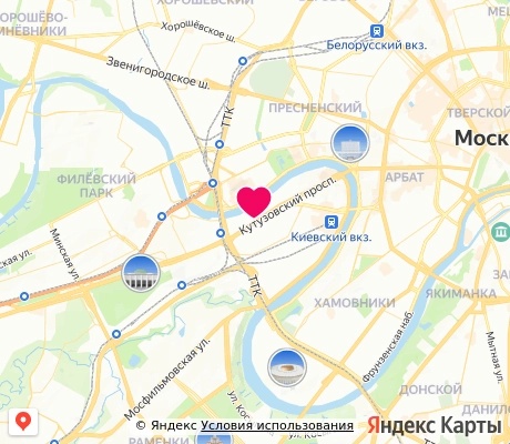 На карте