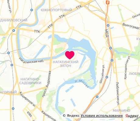 На карте