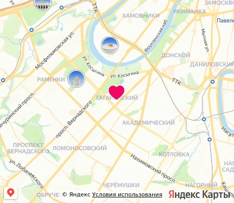 На карте