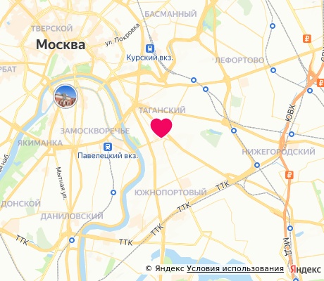 На карте