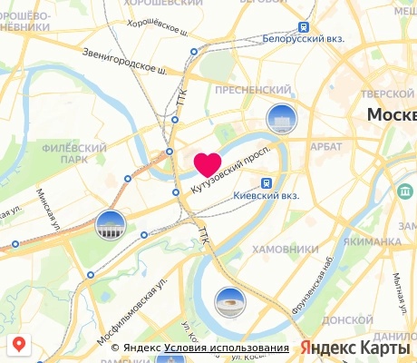 На карте