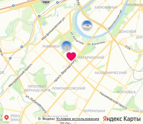 На карте