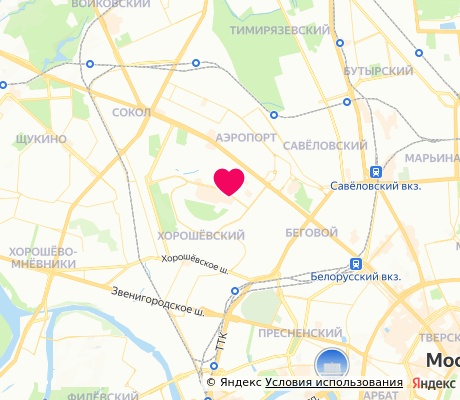 На карте