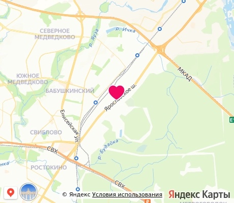 На карте