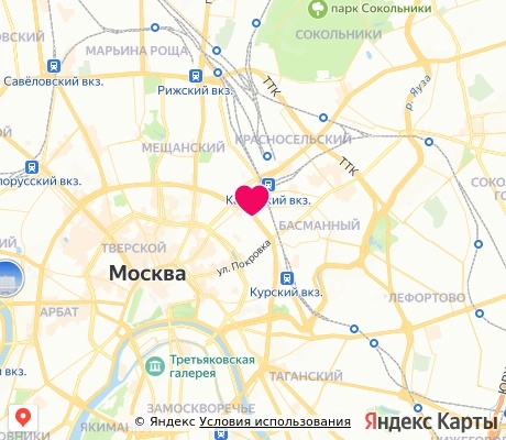 На карте