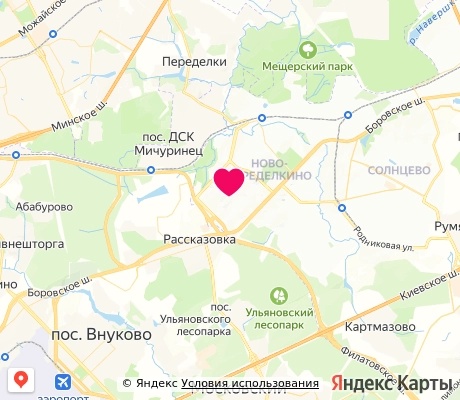 На карте