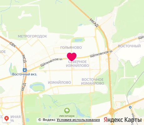 На карте