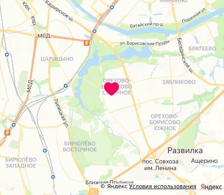 На карте