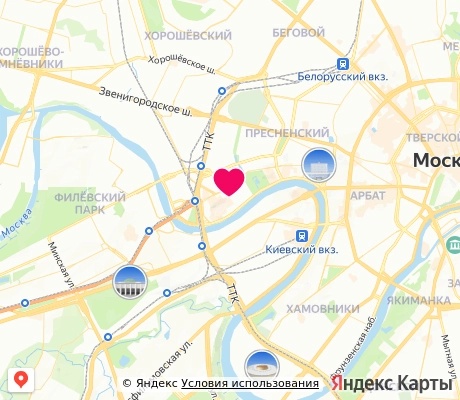 На карте