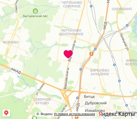 На карте