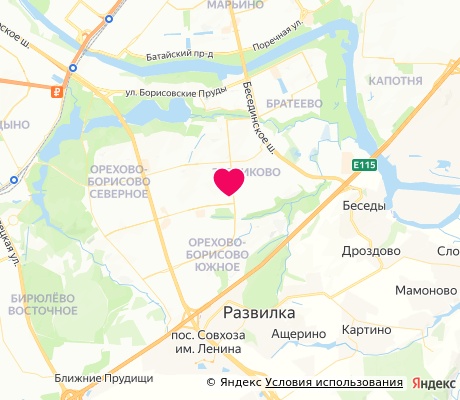 На карте