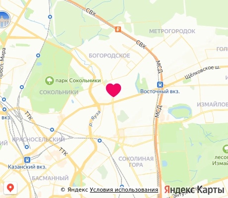 На карте