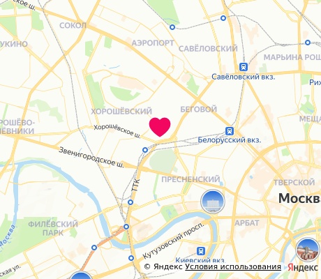 На карте