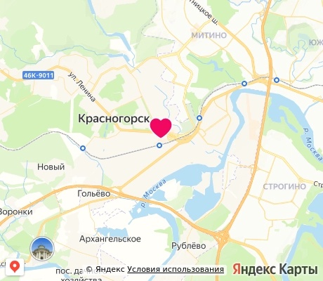 На карте