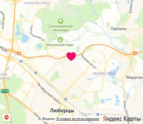 На карте